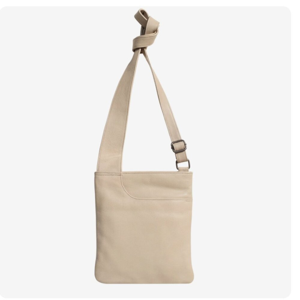 Latico Athena Leather Crossbody in Oat